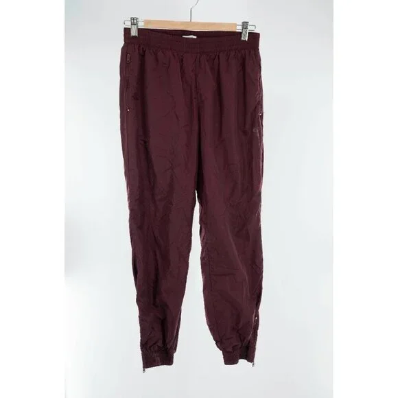 Aritzia TNA Dope Dyed Trackpant Burgundy Maroon | Medium - Picture 2 of 8